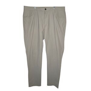 Vuori Men's Meta Pant Light Grey / Stone - Size 36 Performance Stretch Chino